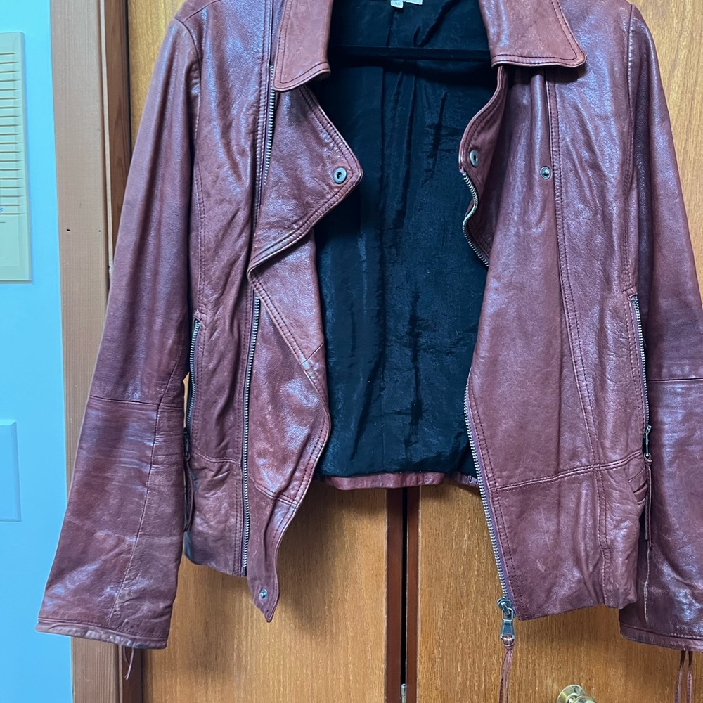 Women's Brown Leather Jacket